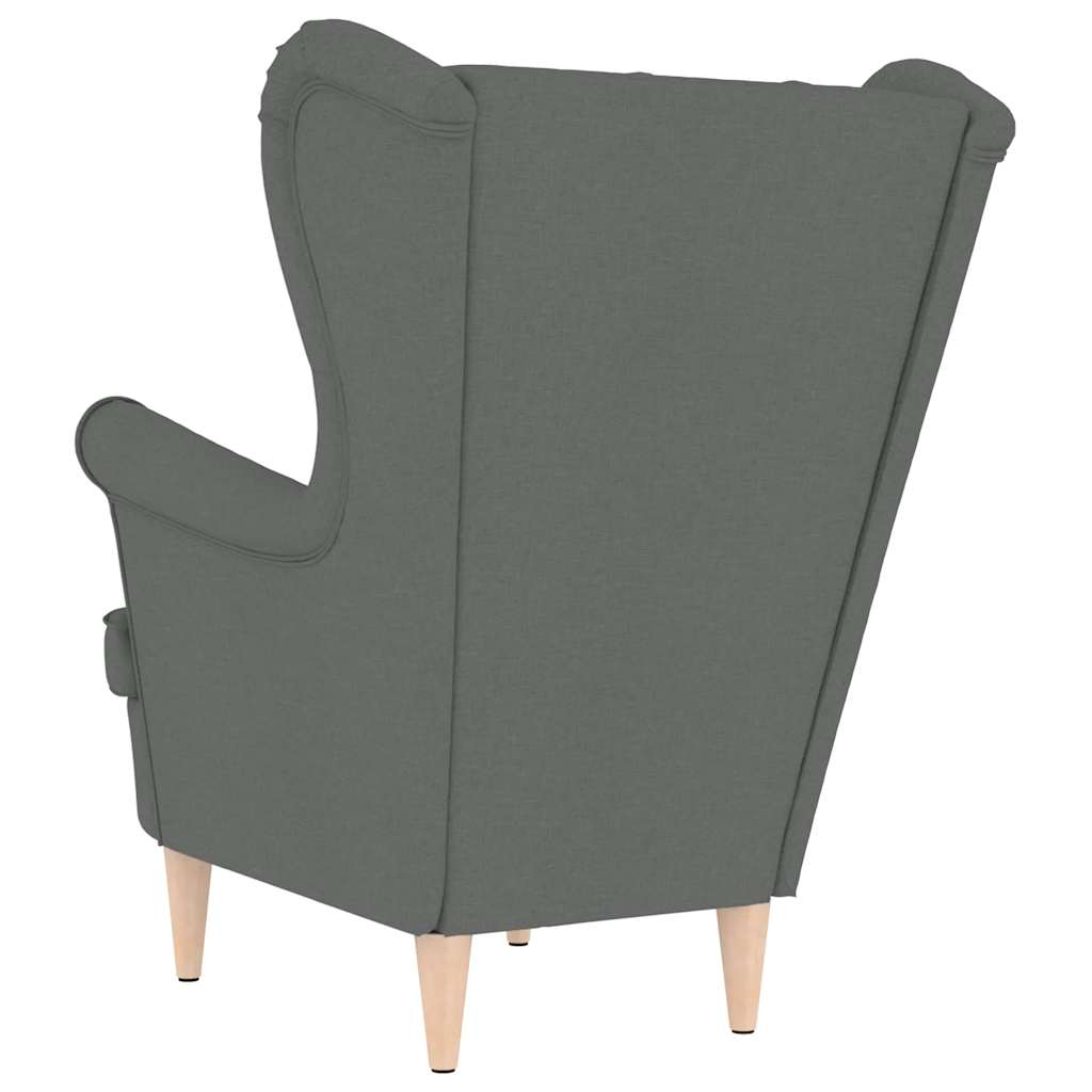 Fauteuil 74x84x100 cm stof donkergrijs is nu te koop bij PeponiXL, paradijselijk wonen!