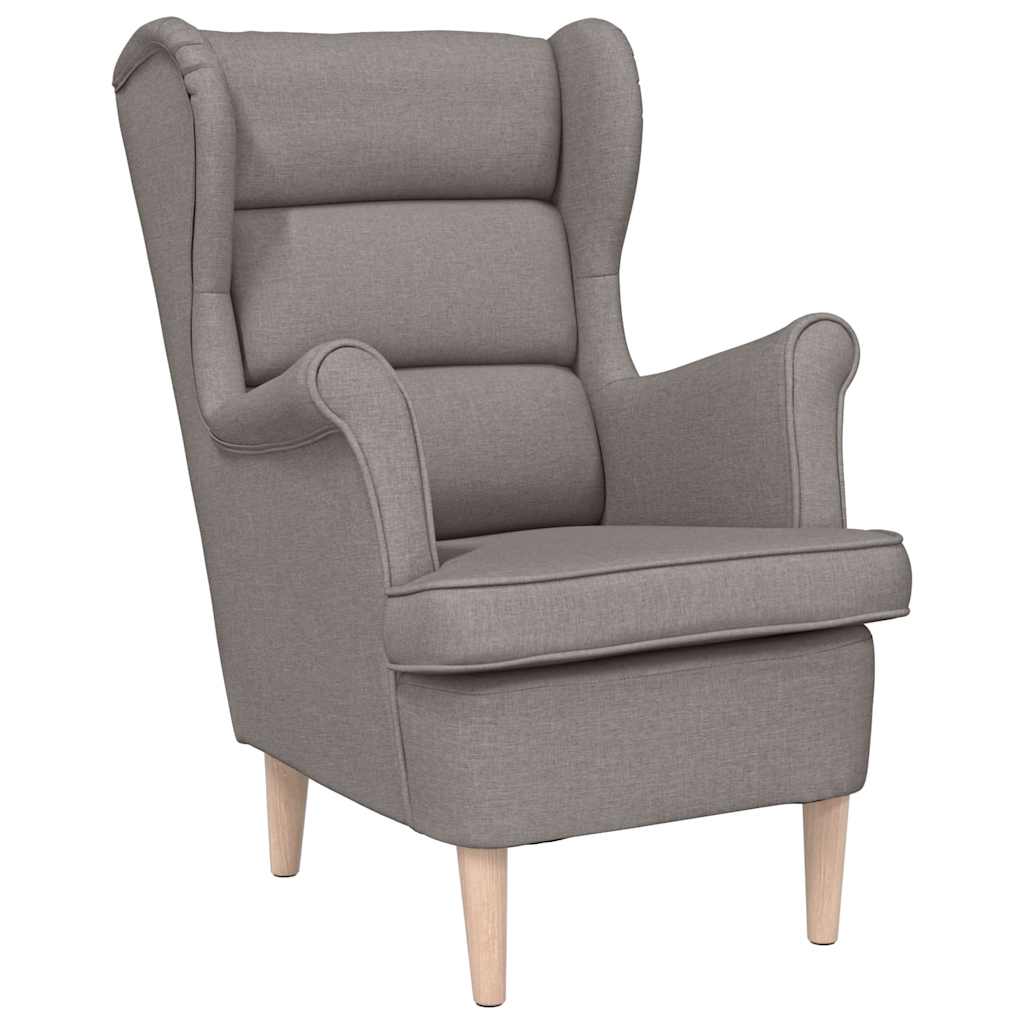 Fauteuil 74x84x100 cm stof taupe is nu te koop bij PeponiXL, paradijselijk wonen!