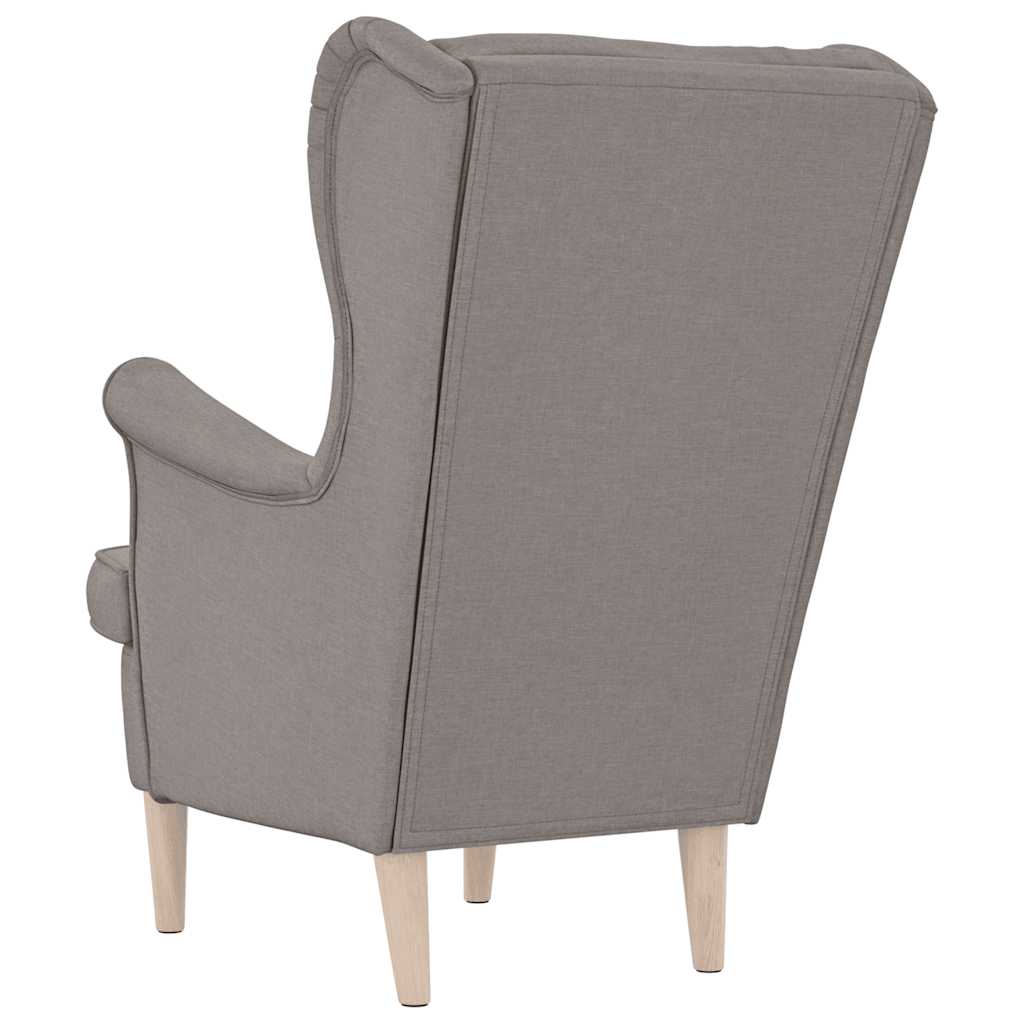 Fauteuil 74x84x100 cm stof taupe is nu te koop bij PeponiXL, paradijselijk wonen!