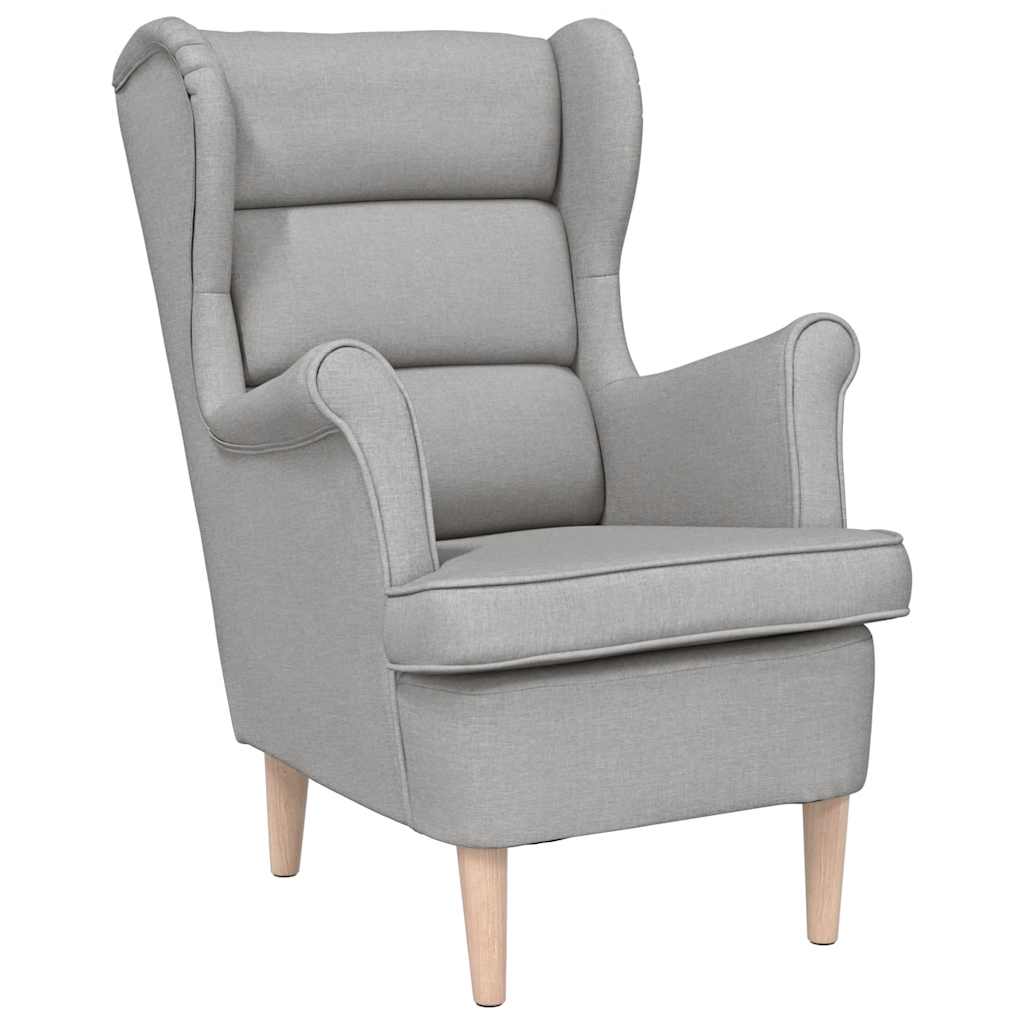 Fauteuil 74x84x100 cm stof wolkengrijs is nu te koop bij PeponiXL, paradijselijk wonen!