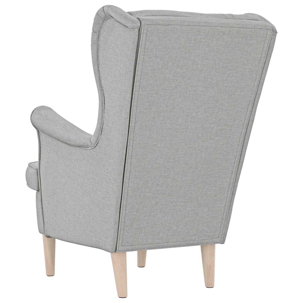 Fauteuil 74x84x100 cm stof wolkengrijs is nu te koop bij PeponiXL, paradijselijk wonen!