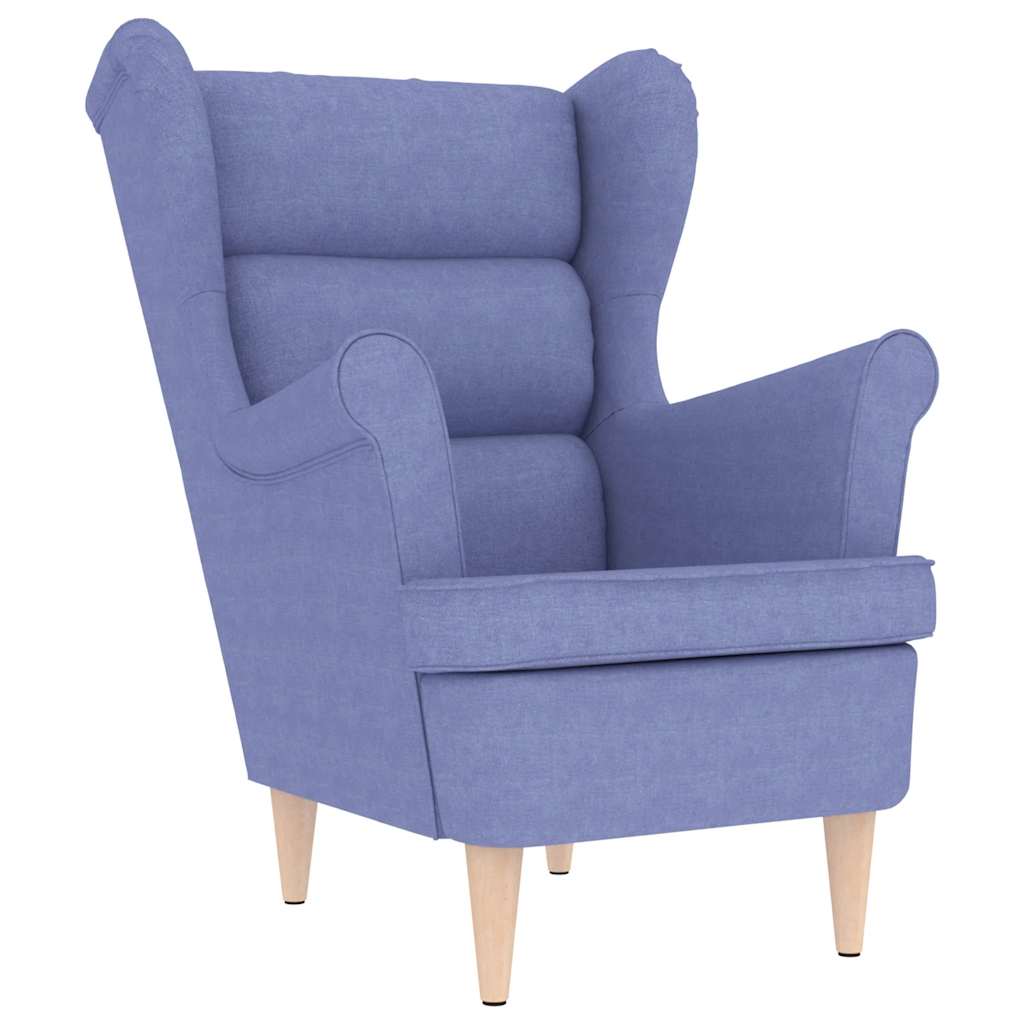 Fauteuil 74x84x100 cm stof jeansblauw is nu te koop bij PeponiXL, paradijselijk wonen!