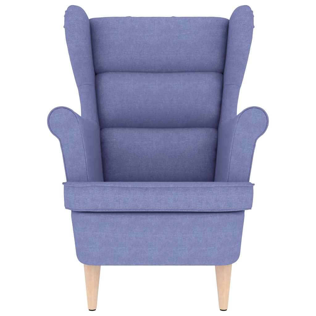 Fauteuil 74x84x100 cm stof jeansblauw is nu te koop bij PeponiXL, paradijselijk wonen!
