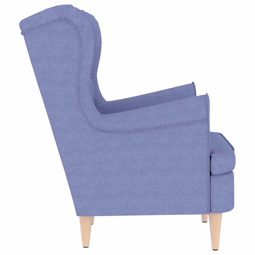 Fauteuil 74x84x100 cm stof jeansblauw is nu te koop bij PeponiXL, paradijselijk wonen!