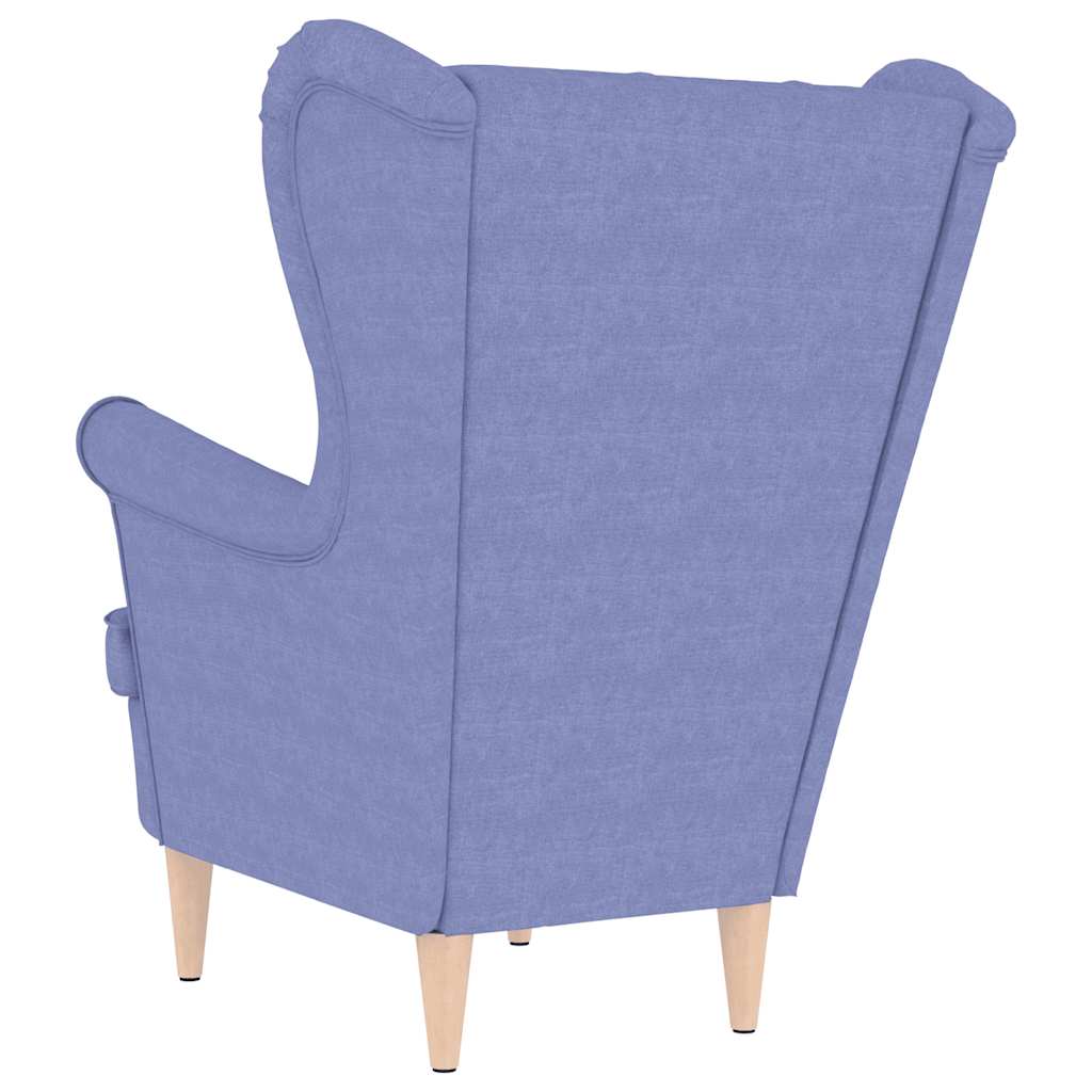 Fauteuil 74x84x100 cm stof jeansblauw is nu te koop bij PeponiXL, paradijselijk wonen!
