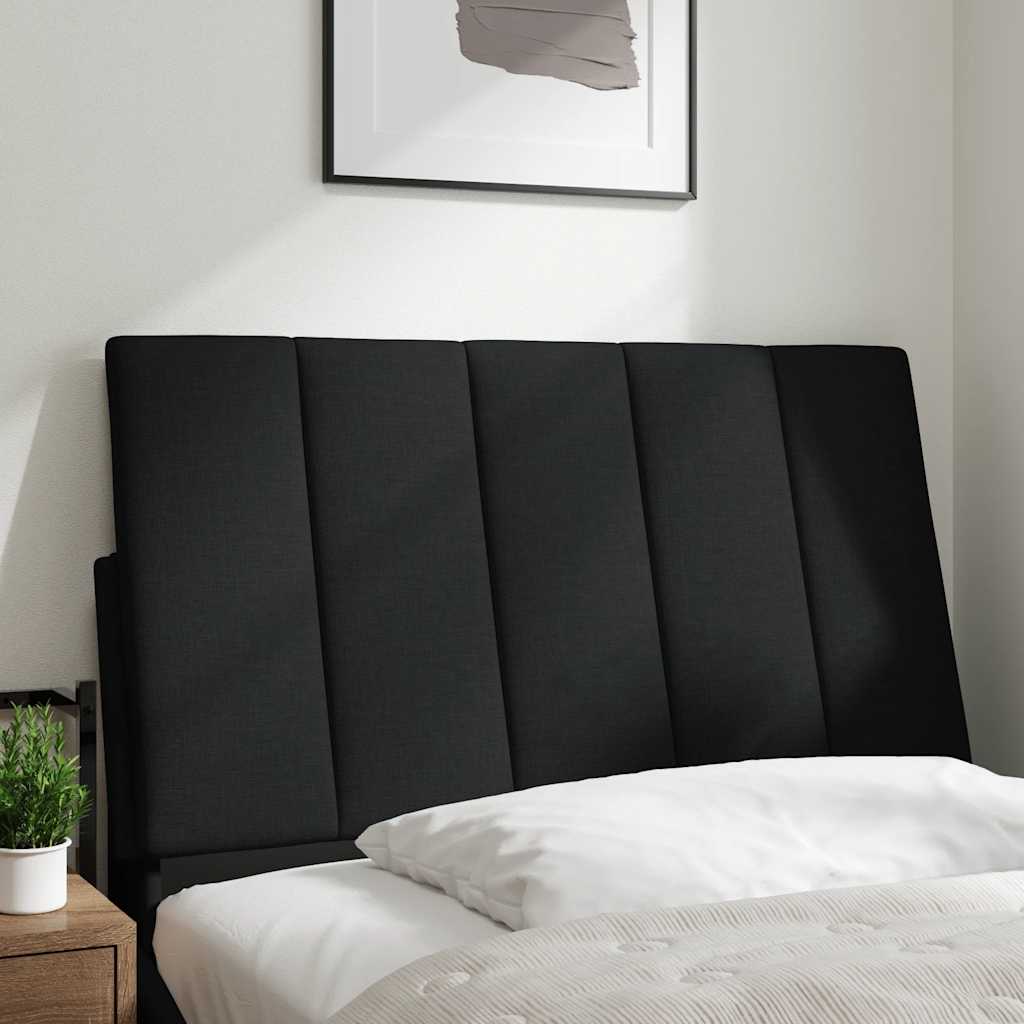 Hoofdbordkussen "Hanko" 80 cm stof zwart is nu te koop bij PeponiXL, paradijselijk wonen!