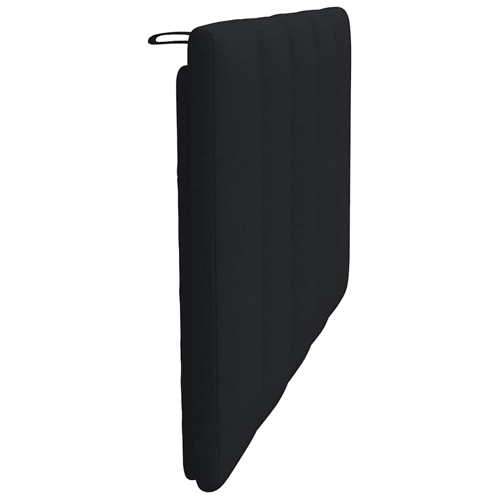 Hoofdbordkussen "Hanko" 80 cm stof zwart is nu te koop bij PeponiXL, paradijselijk wonen!