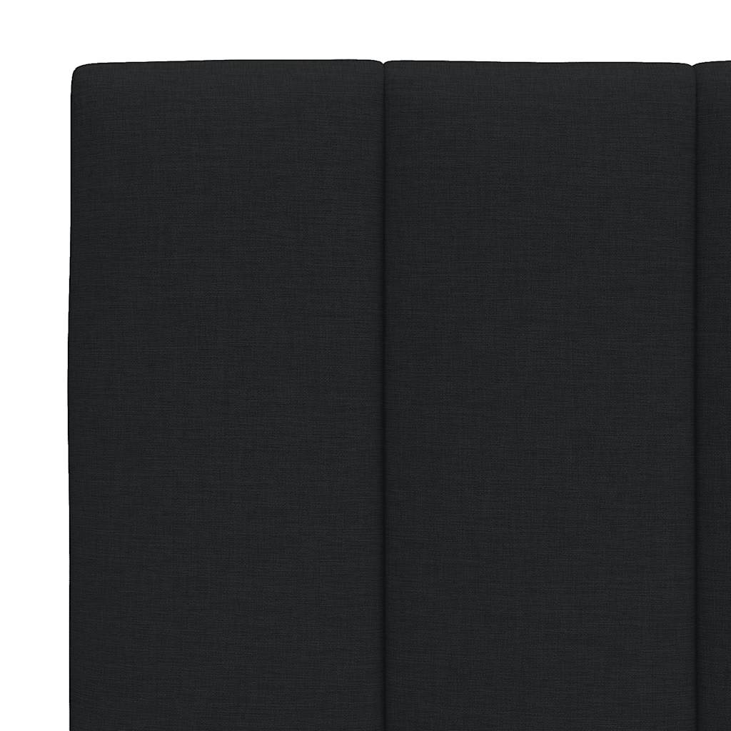 Hoofdbordkussen "Hanko" 80 cm stof zwart is nu te koop bij PeponiXL, paradijselijk wonen!