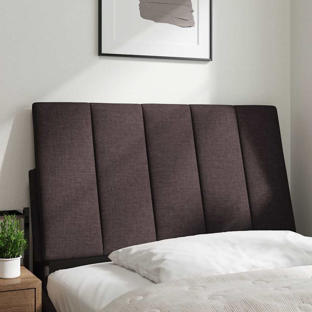 Hoofdbordkussen "Hanko" 80 cm stof donkerbruin is nu te koop bij PeponiXL, paradijselijk wonen!