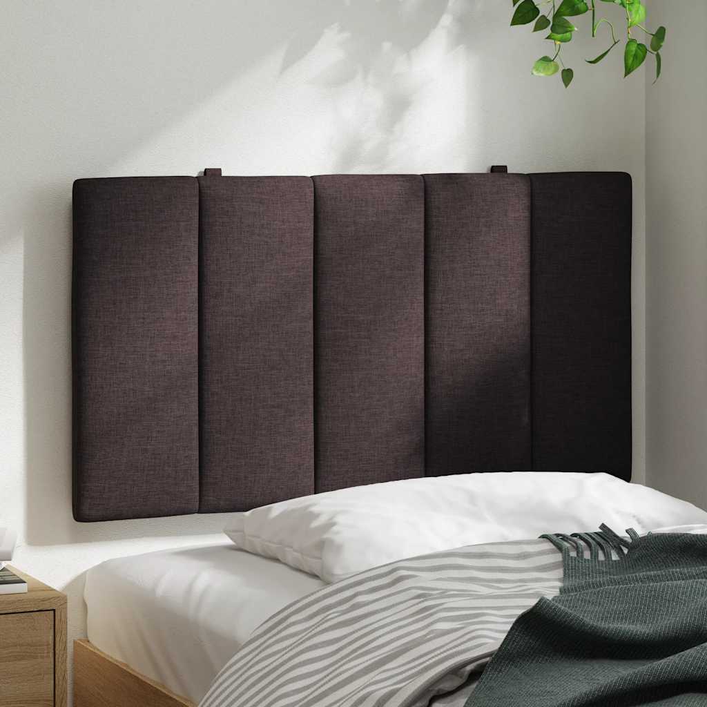 Hoofdbordkussen "Hanko" 80 cm stof donkerbruin is nu te koop bij PeponiXL, paradijselijk wonen!