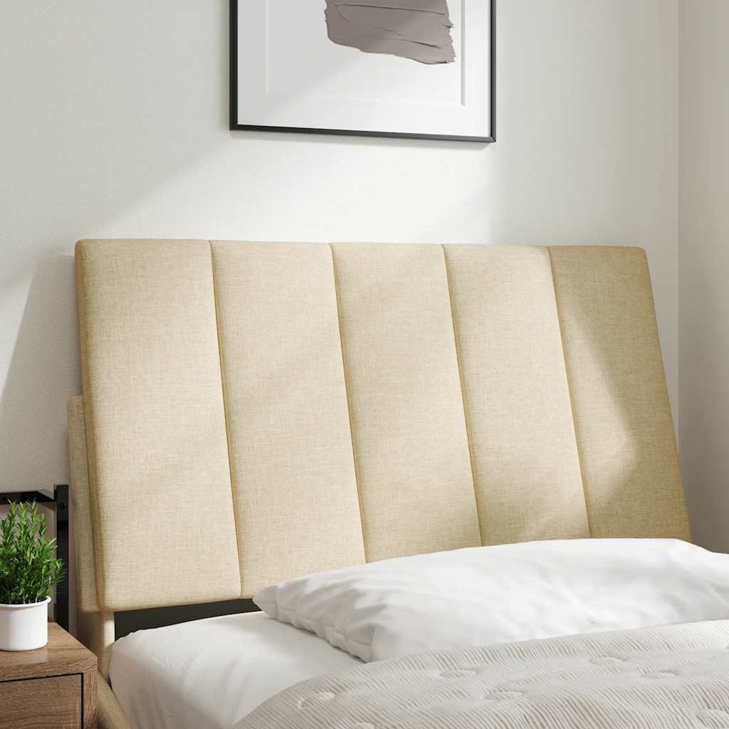 Hoofdbordkussen "Hanko" 80 cm stof crèmekleurig is nu te koop bij PeponiXL, paradijselijk wonen!