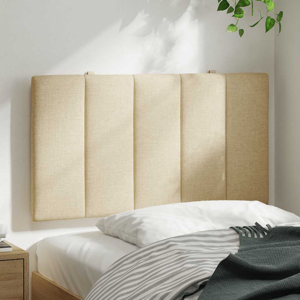 Hoofdbordkussen "Hanko" 80 cm stof crèmekleurig is nu te koop bij PeponiXL, paradijselijk wonen!