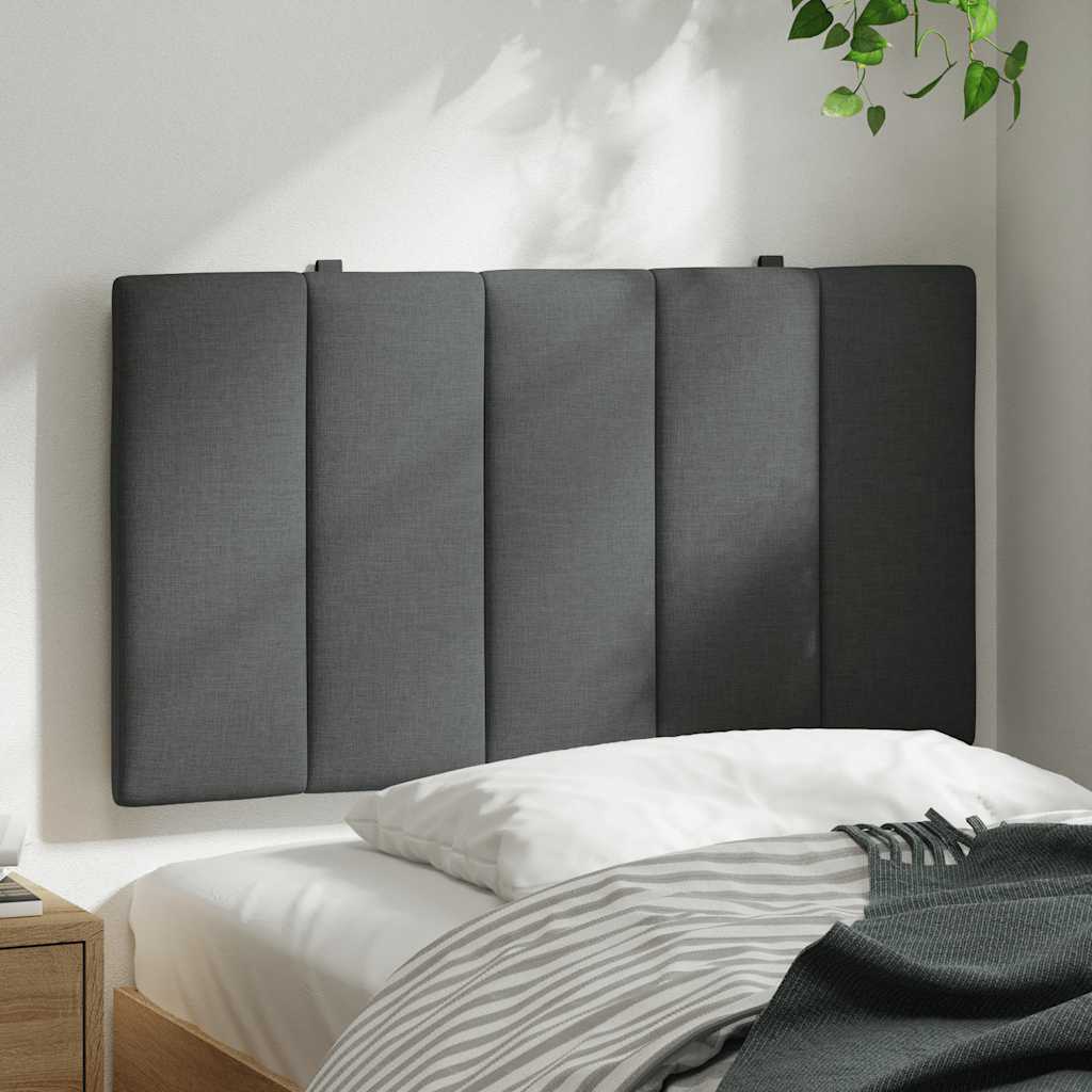 Hoofdbordkussen "Hanko" 90 cm stof donkergrijs is nu te koop bij PeponiXL, paradijselijk wonen!