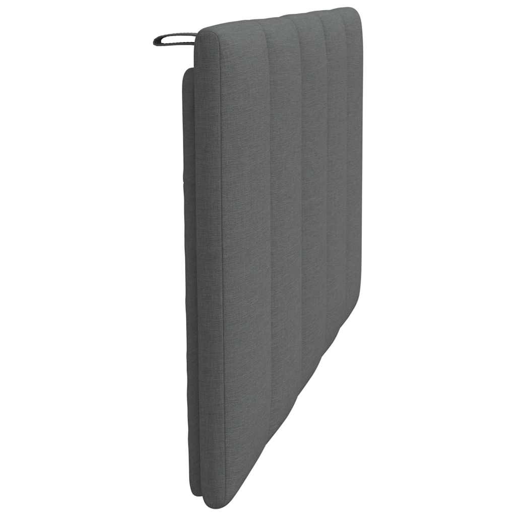 Hoofdbordkussen "Hanko" 90 cm stof donkergrijs is nu te koop bij PeponiXL, paradijselijk wonen!