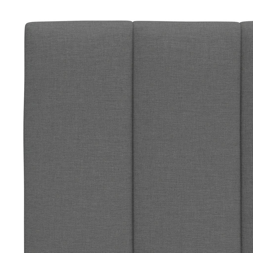 Hoofdbordkussen "Hanko" 90 cm stof donkergrijs is nu te koop bij PeponiXL, paradijselijk wonen!