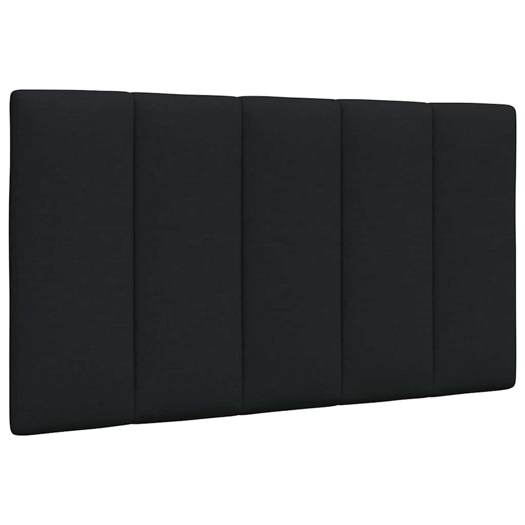 Hoofdbordkussen "Hanko" 90 cm stof zwart is nu te koop bij PeponiXL, paradijselijk wonen!