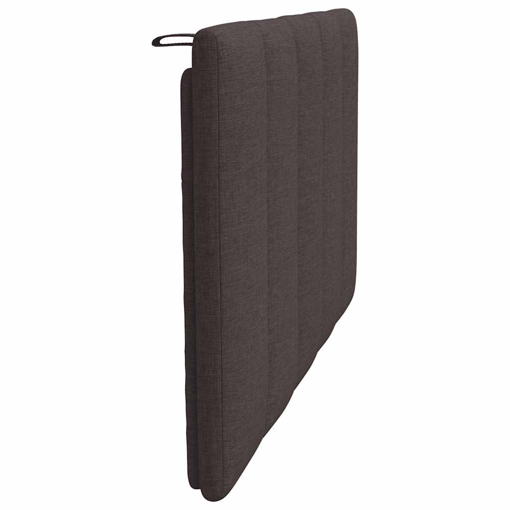 Hoofdbordkussen "Hanko" 90 cm stof donkerbruin is nu te koop bij PeponiXL, paradijselijk wonen!