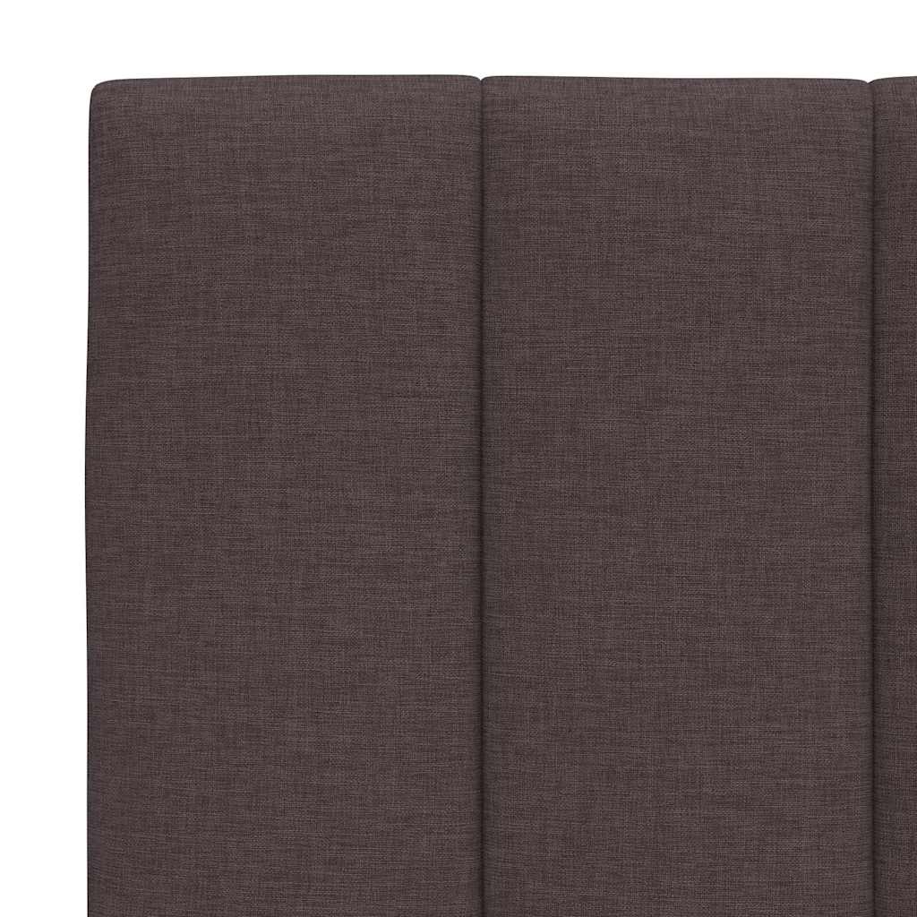 Hoofdbordkussen "Hanko" 90 cm stof donkerbruin is nu te koop bij PeponiXL, paradijselijk wonen!