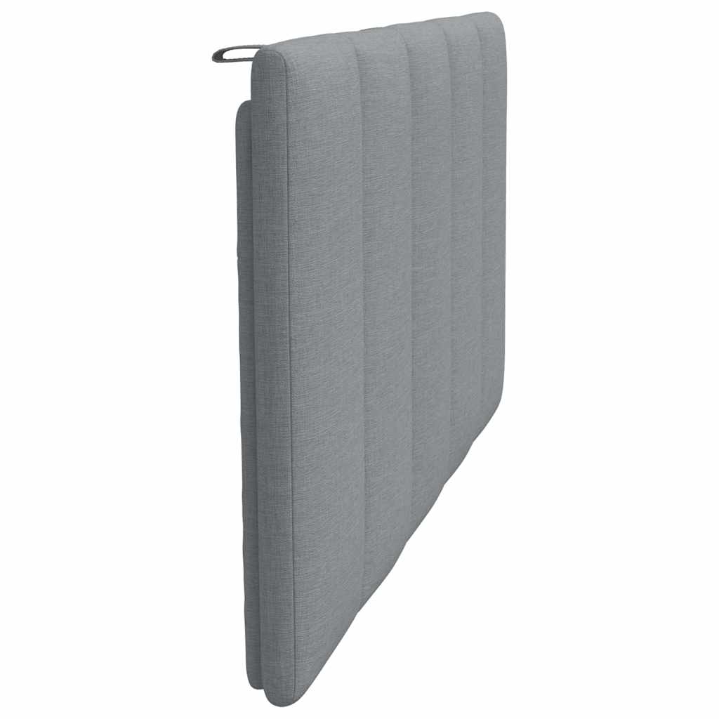 Hoofdbordkussen "Hanko" 100 cm stof lichtgrijs is nu te koop bij PeponiXL, paradijselijk wonen!