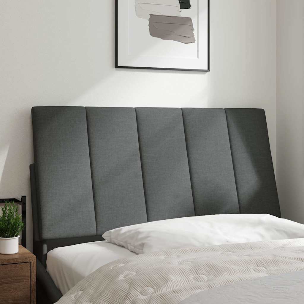 Hoofdbordkussen "Hanko" 100 cm stof donkergrijs is nu te koop bij PeponiXL, paradijselijk wonen!