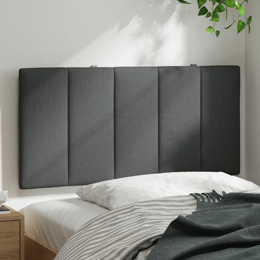 Hoofdbordkussen "Hanko" 100 cm stof donkergrijs is nu te koop bij PeponiXL, paradijselijk wonen!
