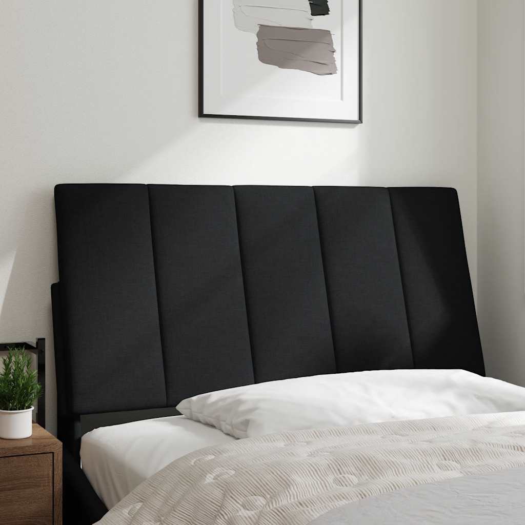 Hoofdbordkussen "Hanko" 100 cm stof zwart is nu te koop bij PeponiXL, paradijselijk wonen!