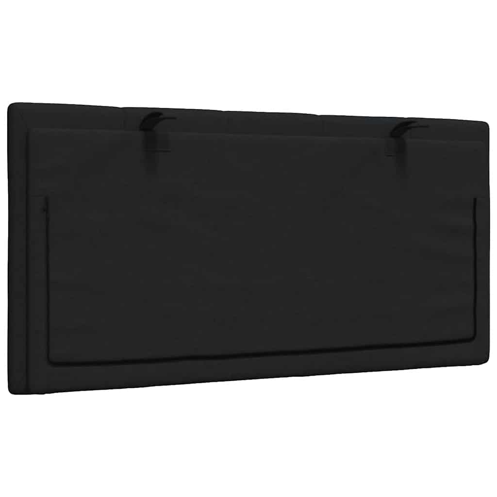 Hoofdbordkussen "Hanko" 100 cm stof zwart is nu te koop bij PeponiXL, paradijselijk wonen!