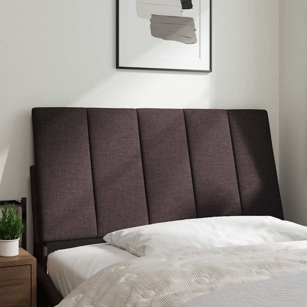 Hoofdbordkussen "Hanko" 100 cm stof donkerbruin is nu te koop bij PeponiXL, paradijselijk wonen!