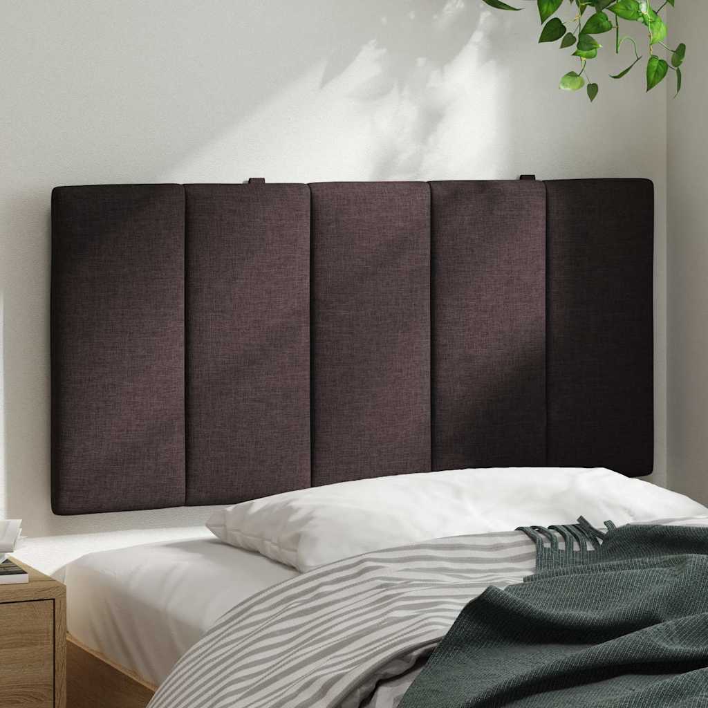 Hoofdbordkussen "Hanko" 100 cm stof donkerbruin is nu te koop bij PeponiXL, paradijselijk wonen!