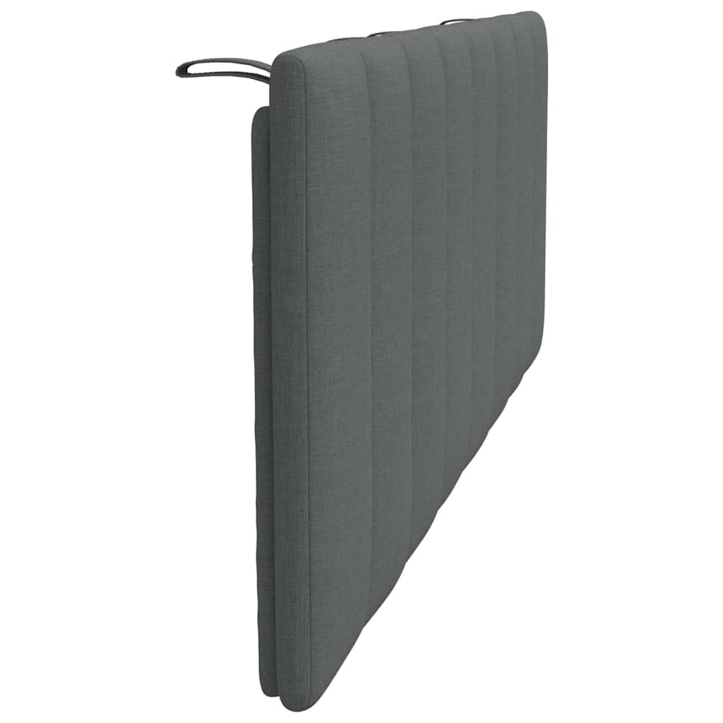 Hoofdbordkussen "Hanko" 120 cm stof grijs is nu te koop bij PeponiXL, paradijselijk wonen!