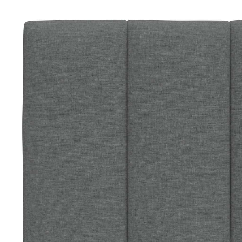 Hoofdbordkussen "Hanko" 120 cm stof grijs is nu te koop bij PeponiXL, paradijselijk wonen!
