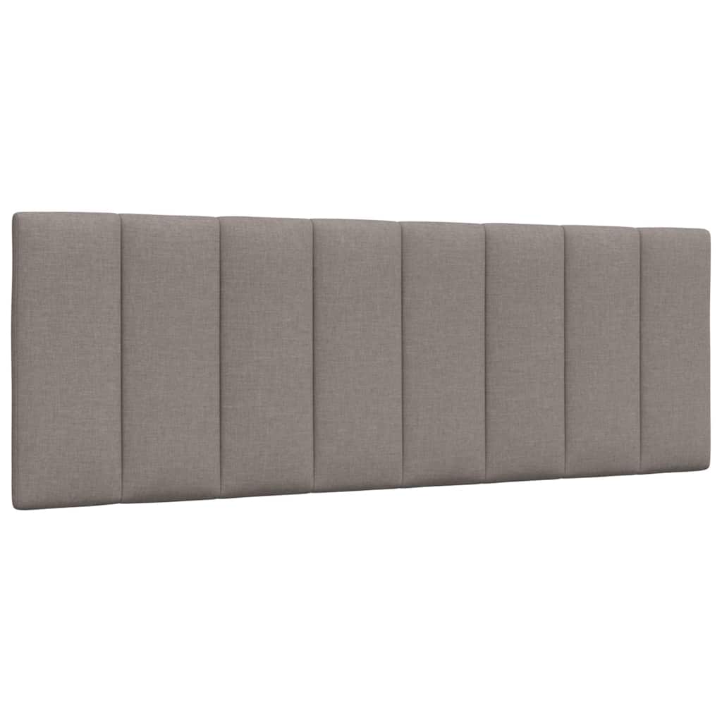 Hoofdbordkussen "Hanko" 140 cm stof taupe