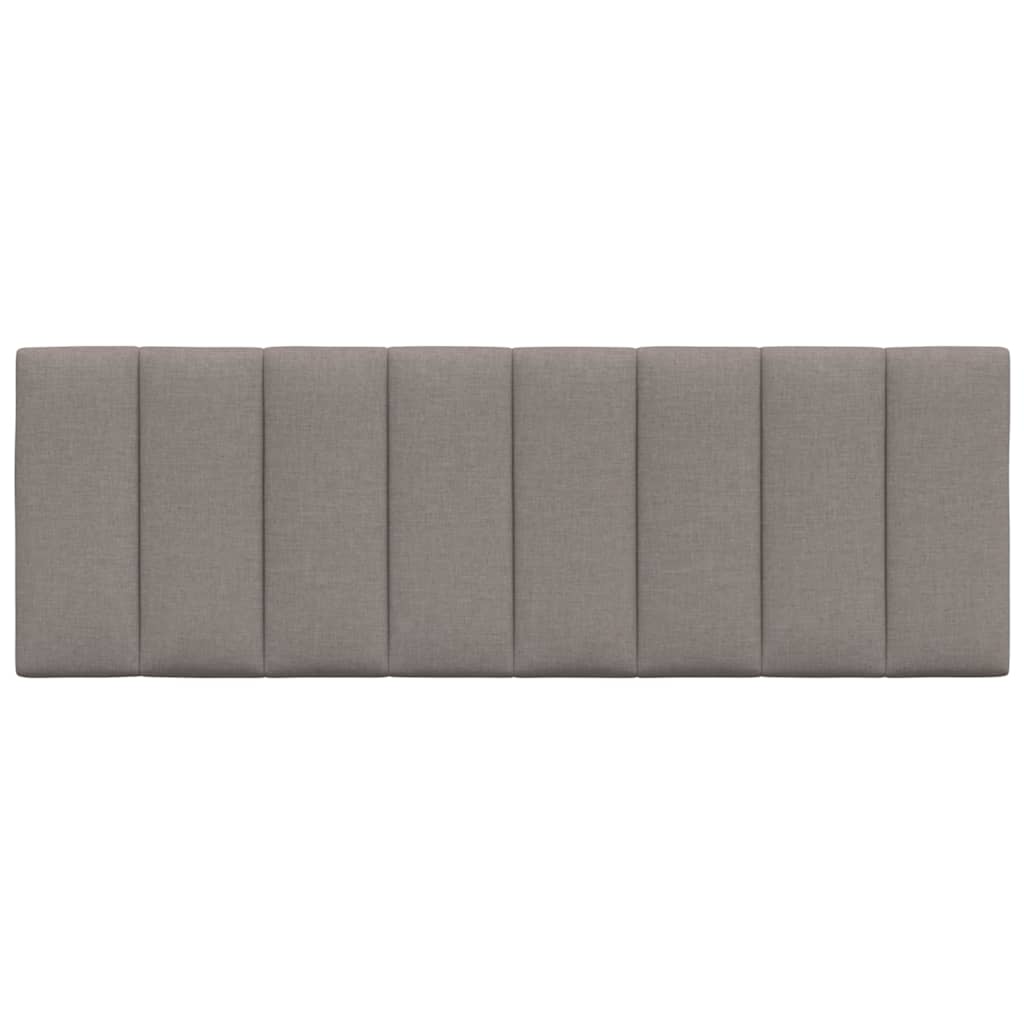 Hoofdbordkussen "Hanko" 140 cm stof taupe