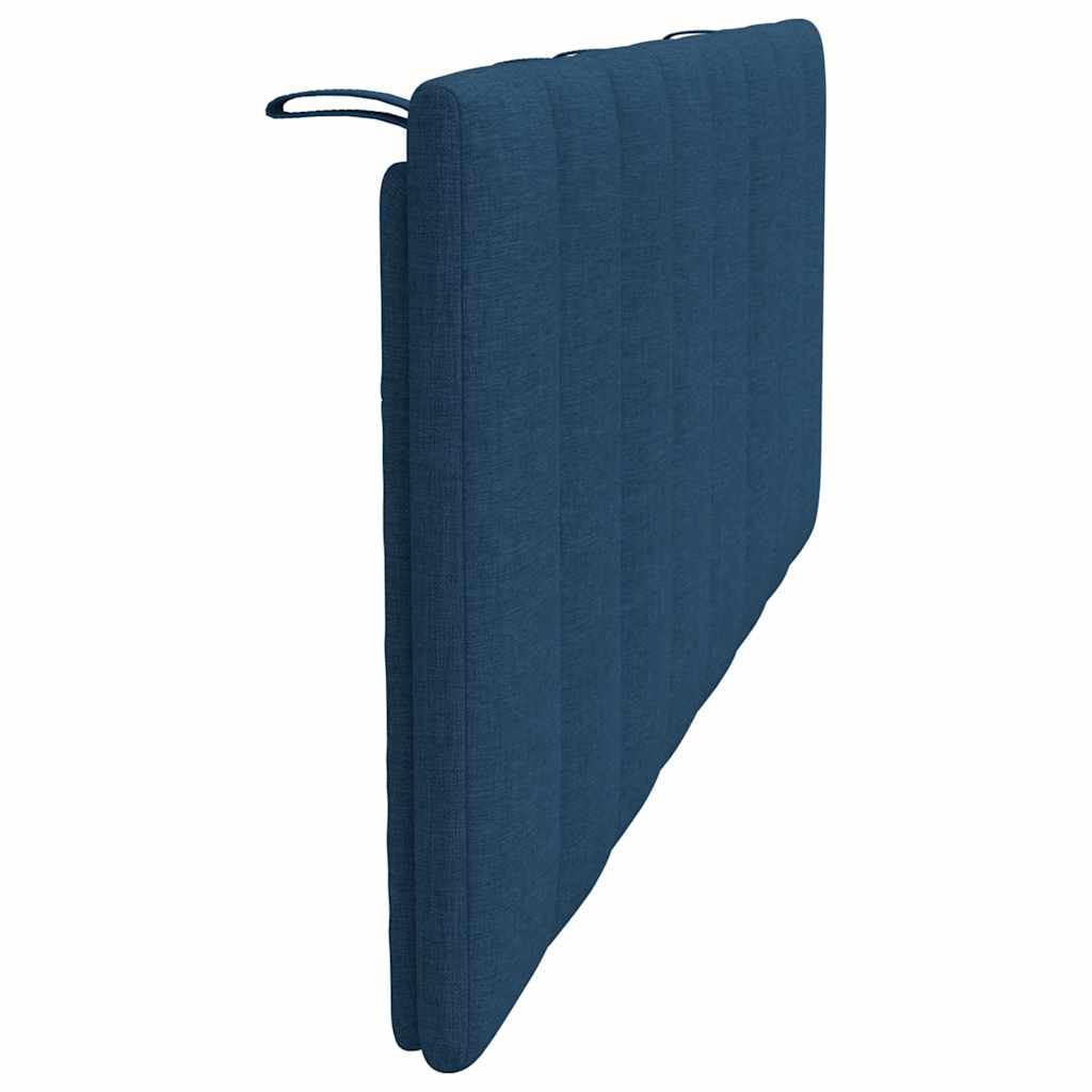 Hoofdbordkussen "Hanko" 140 cm stof blauw is nu te koop bij PeponiXL, paradijselijk wonen!