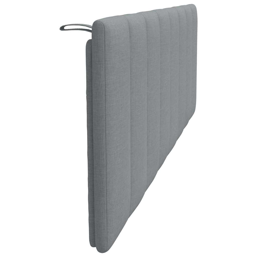 Hoofdbordkussen "Hanko" 160 cm stof lichtgrijs is nu te koop bij PeponiXL, paradijselijk wonen!