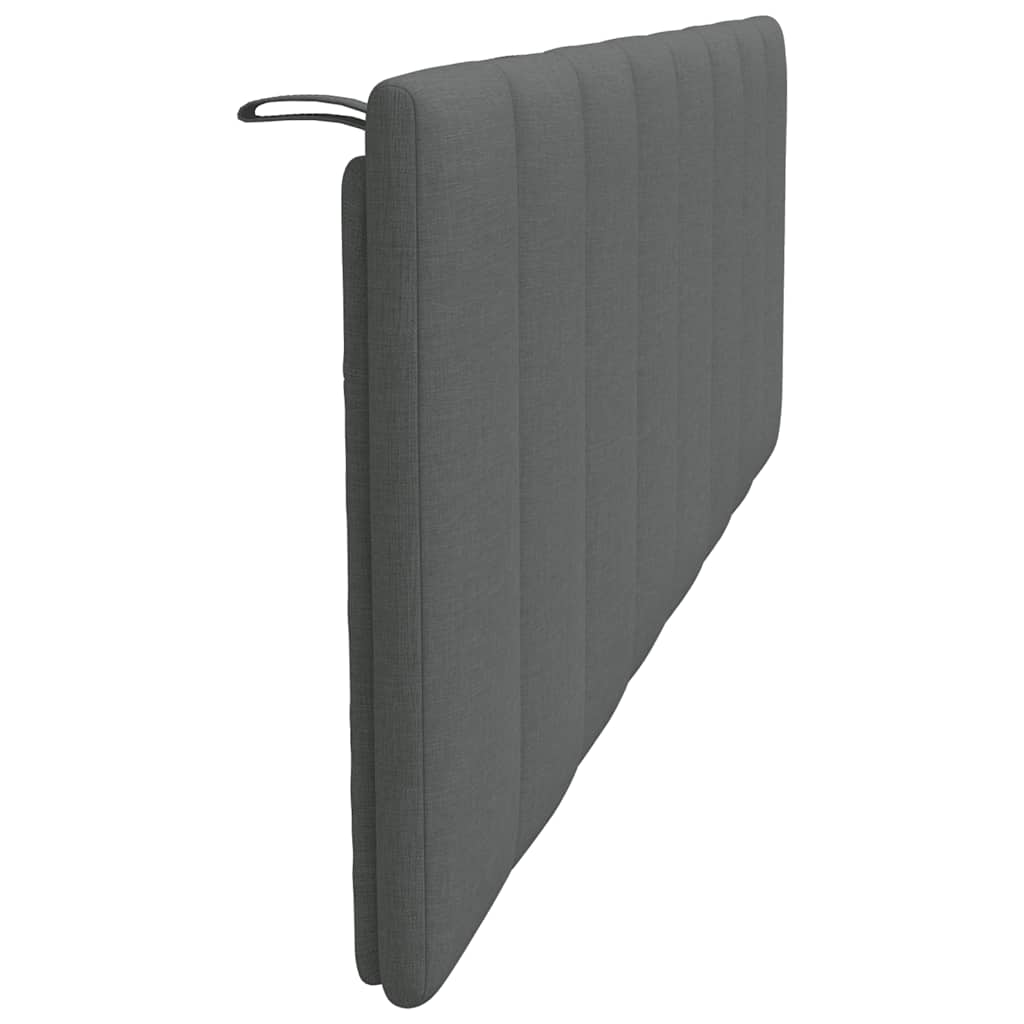 Hoofdbordkussen "Hanko" 160 cm stof donkergrijs is nu te koop bij PeponiXL, paradijselijk wonen!