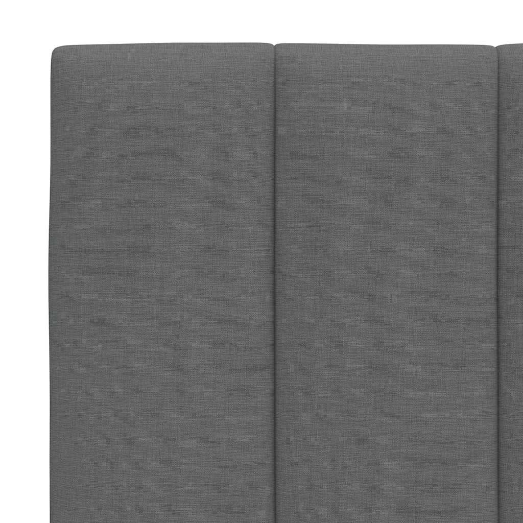 Hoofdbordkussen "Hanko" 160 cm stof donkergrijs is nu te koop bij PeponiXL, paradijselijk wonen!