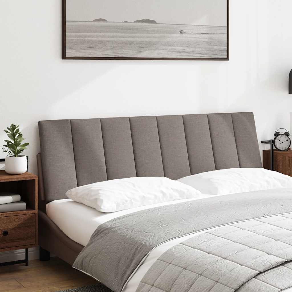 Hoofdbordkussen "Hanko" 160 cm stof taupe is nu te koop bij PeponiXL, paradijselijk wonen!
