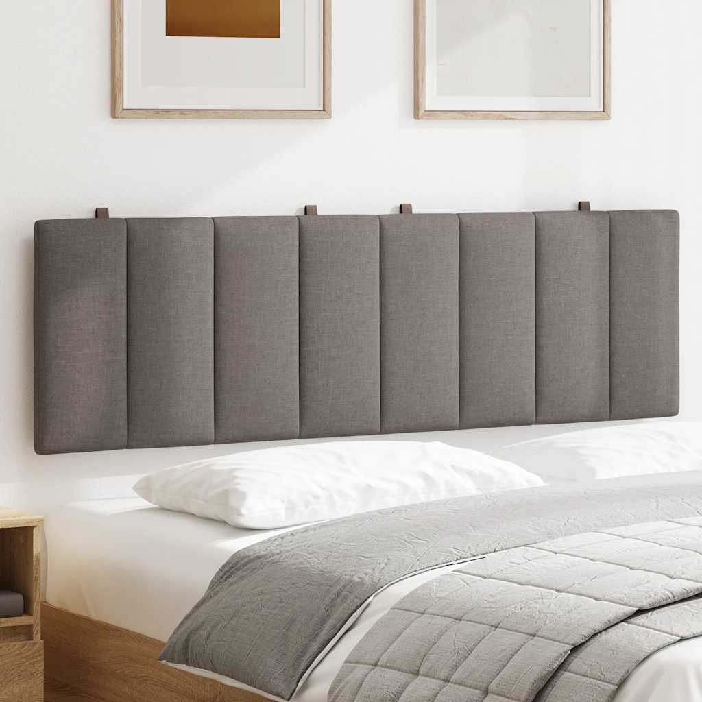 Hoofdbordkussen "Hanko" 160 cm stof taupe is nu te koop bij PeponiXL, paradijselijk wonen!