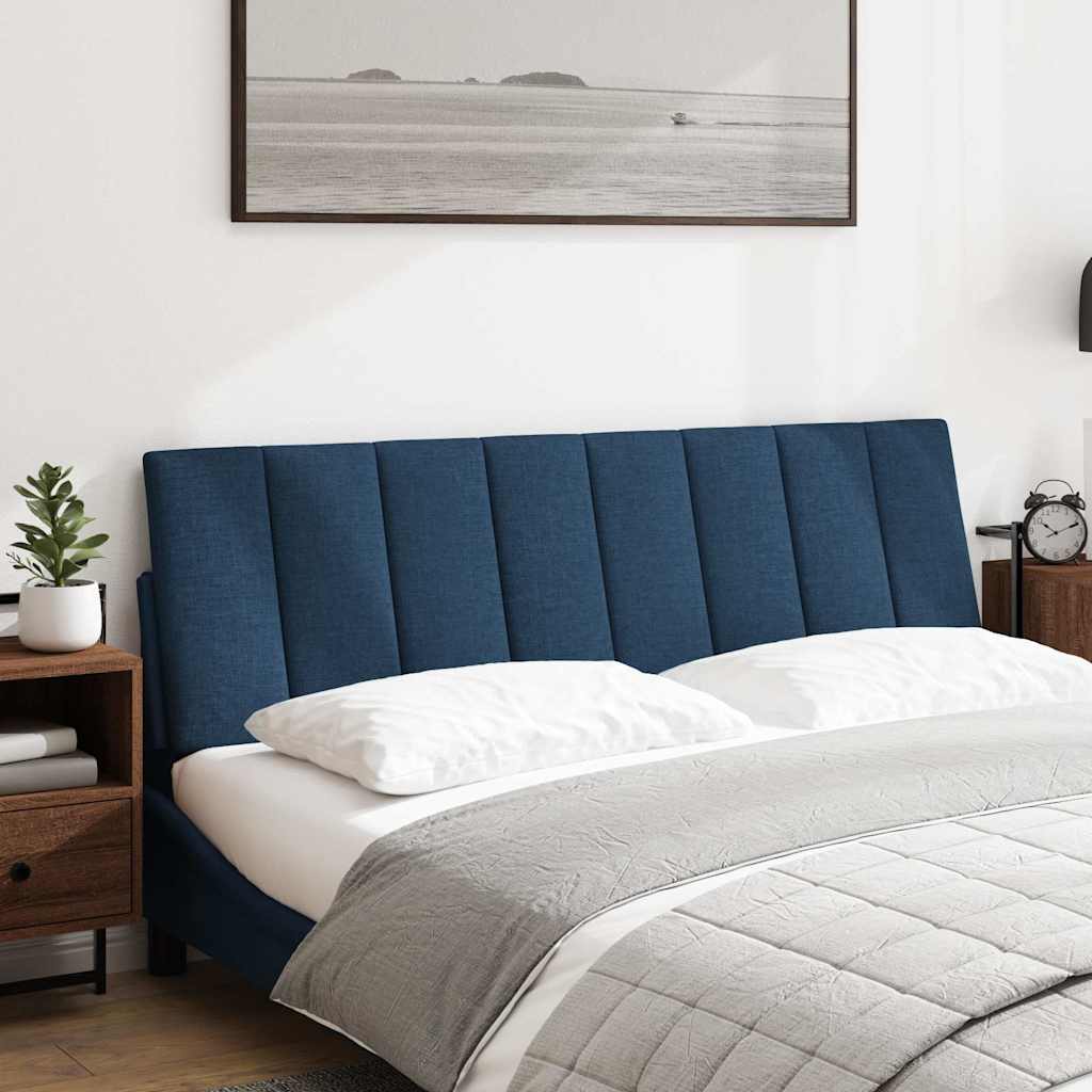 Hoofdbordkussen "Hanko" 160 cm stof blauw is nu te koop bij PeponiXL, paradijselijk wonen!