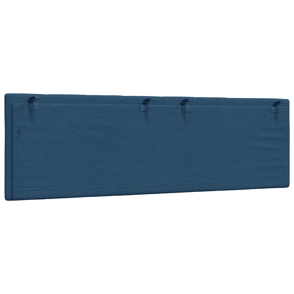 Hoofdbordkussen "Hanko" 160 cm stof blauw is nu te koop bij PeponiXL, paradijselijk wonen!