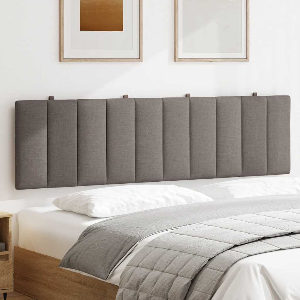 Hoofdbordkussen "Hanko" 180 cm stof taupe is nu te koop bij PeponiXL, paradijselijk wonen!