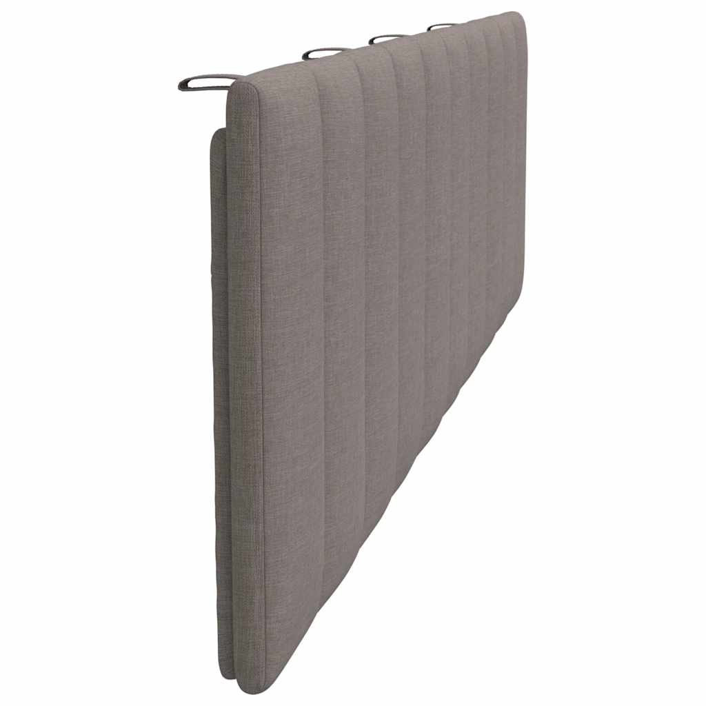 Hoofdbordkussen "Hanko" 180 cm stof taupe is nu te koop bij PeponiXL, paradijselijk wonen!