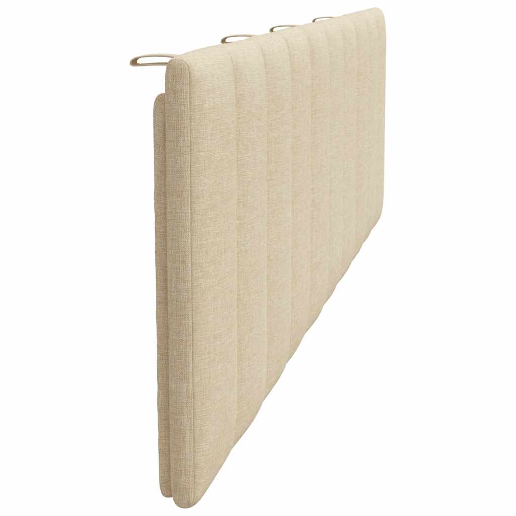 Hoofdbordkussen "Hanko" 180 cm stof crèmekleurig is nu te koop bij PeponiXL, paradijselijk wonen!