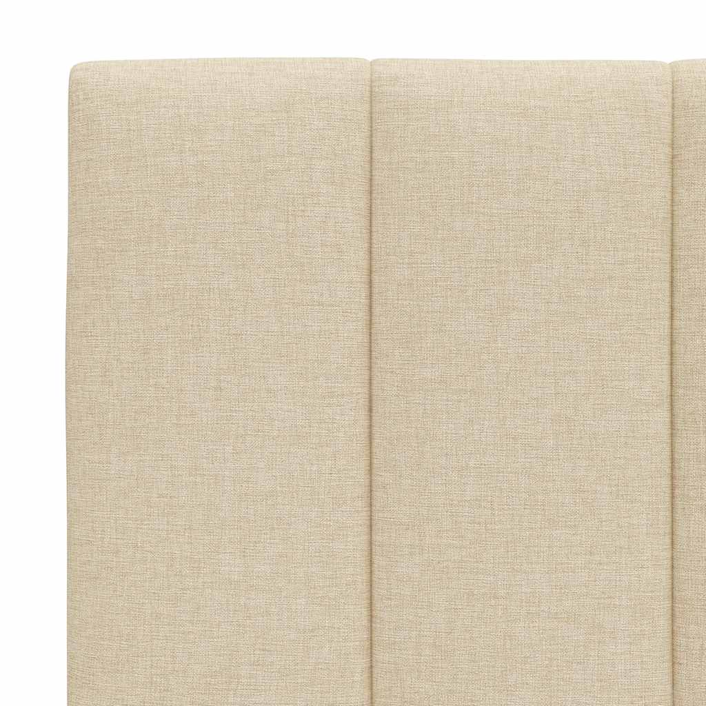 Hoofdbordkussen "Hanko" 180 cm stof crèmekleurig is nu te koop bij PeponiXL, paradijselijk wonen!