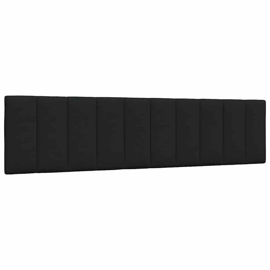Hoofdbordkussen "Hanko" 200 cm stof zwart is nu te koop bij PeponiXL, paradijselijk wonen!