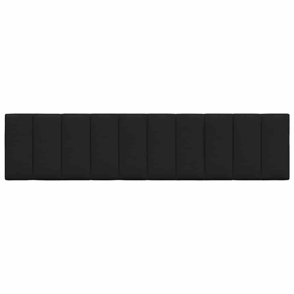 Hoofdbordkussen "Hanko" 200 cm stof zwart is nu te koop bij PeponiXL, paradijselijk wonen!