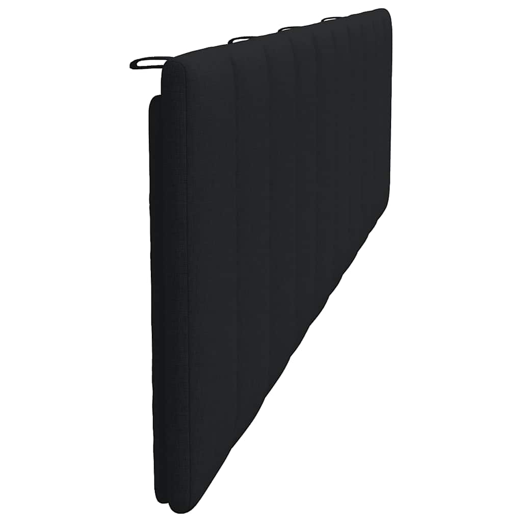 Hoofdbordkussen "Hanko" 200 cm stof zwart is nu te koop bij PeponiXL, paradijselijk wonen!