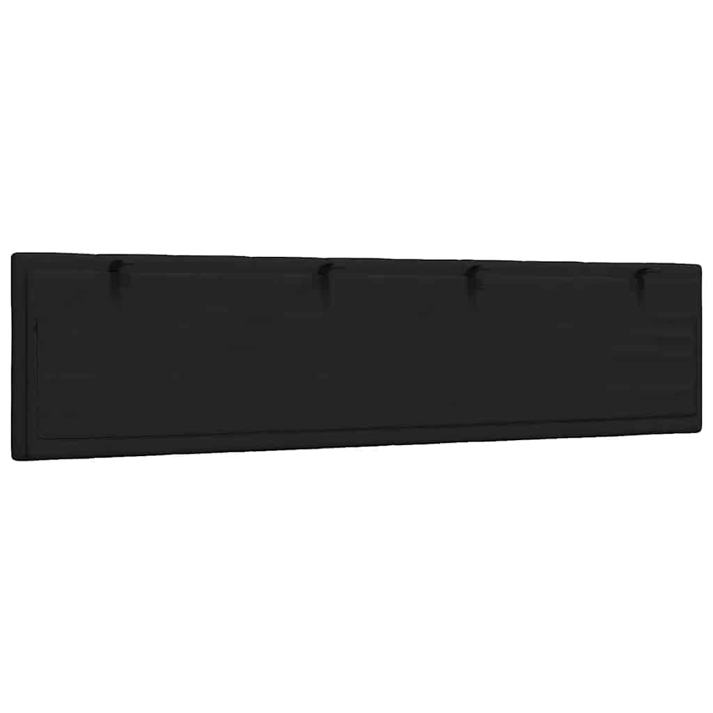 Hoofdbordkussen "Hanko" 200 cm stof zwart is nu te koop bij PeponiXL, paradijselijk wonen!