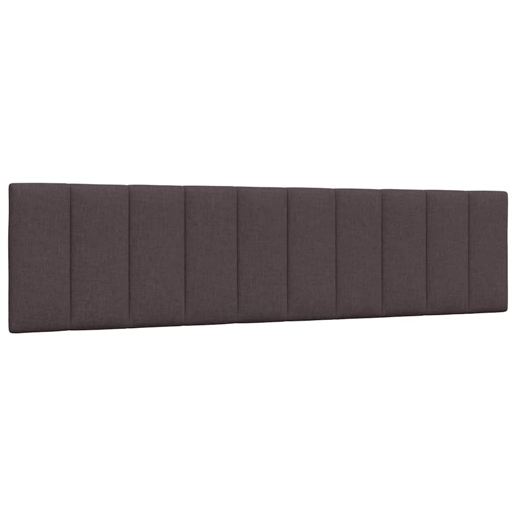 Hoofdbordkussen "Hanko" 200 cm stof donkerbruin is nu te koop bij PeponiXL, paradijselijk wonen!
